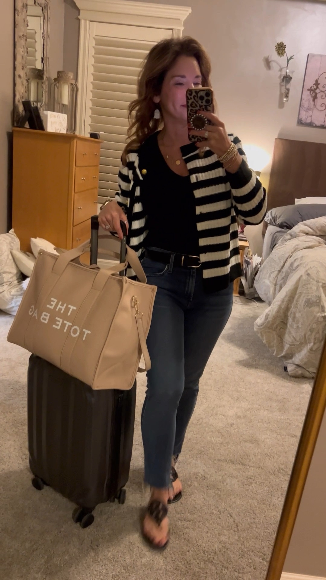 Perfect layered business casual travel look. 🖤🤍

Crazy Busy Mama is ready to ✈️

#LTKTravel #LTKVideo #LTKFindsUnder50