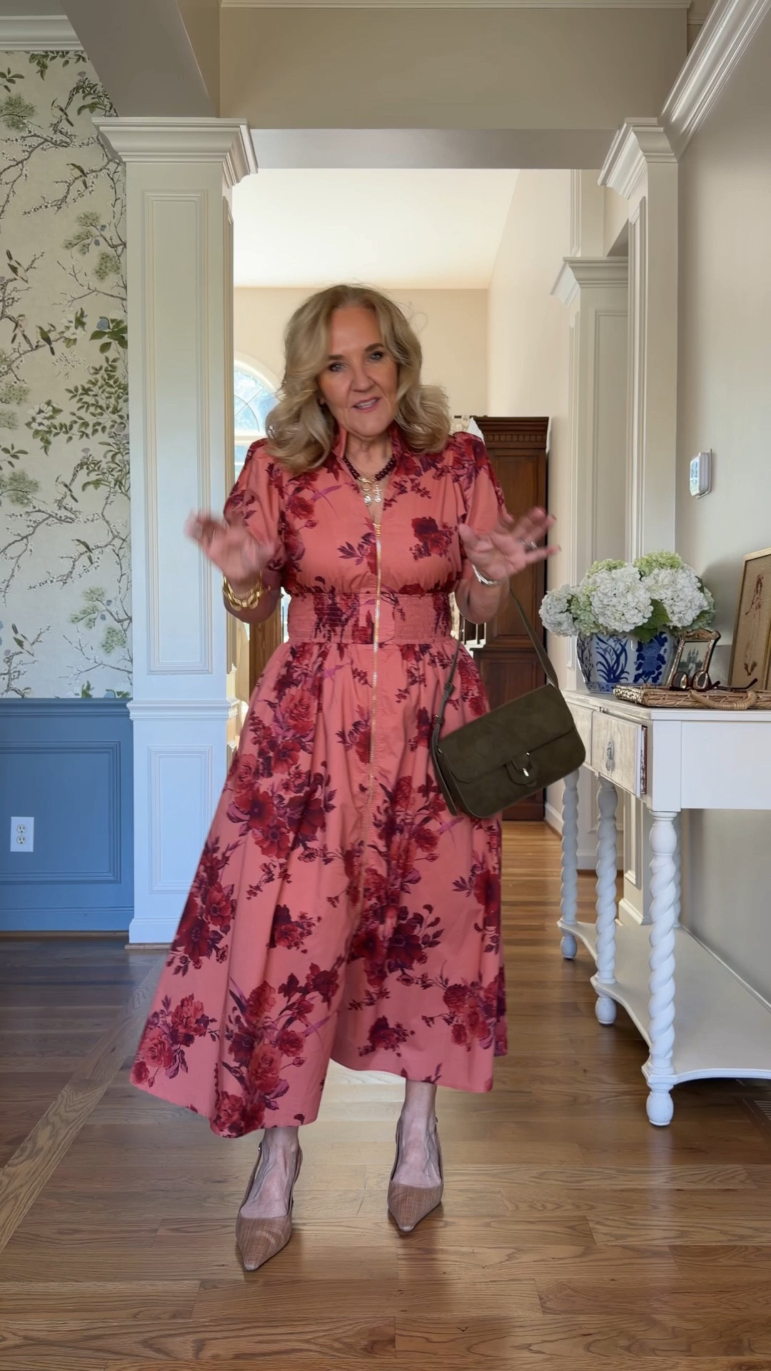 15% off new arrival at Avara with code NANETTE15 only good on one order

New fall tops size medium the jeans I’m wearing a size 29 and in the dress dresses I’m wearing a medium.
The burnt orange dress does run small. I would size up, especially if you have a  larger chest.

Chartruese blouse 

#LTKootd #LTKOver40 #LTKWedding