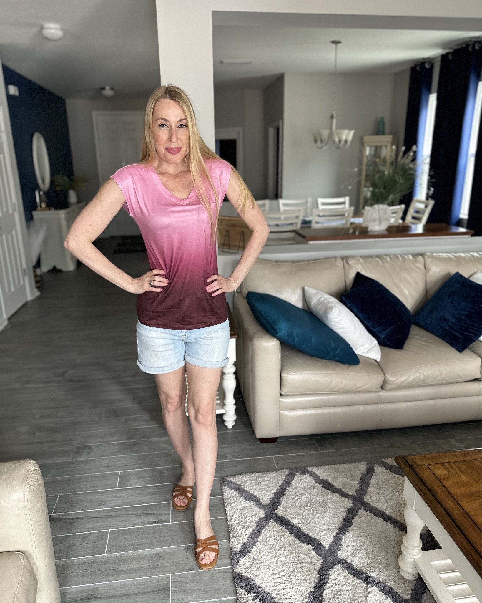 Cutest pink ombré tshirt
💓 I love the ombré effect and it is very soft snd comfy
💓 wearing size small, fits true to size and I am 5’10”

#LTKFindsUnder50 #LTKStyleTip #LTKFindsUnder100