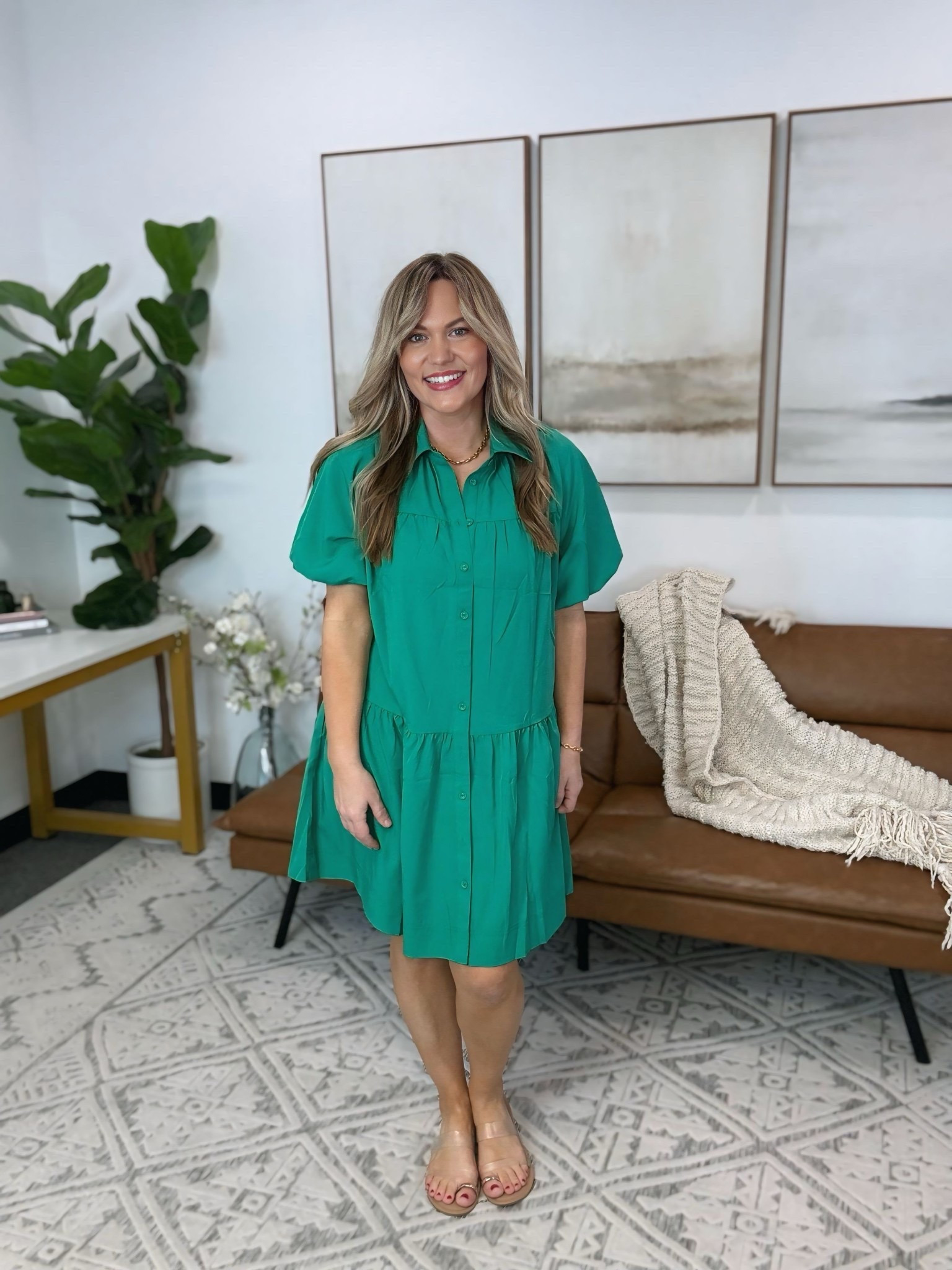 A comfortable everyday green dress made for real life wear. Easy to style with sandals, breathable for warm days, and perfect for errands, vacations, and casual plans.

green shirt dress, Amazon dress women, casual summer dress, spring summer dress, everyday summer outfit, travel friendly dress, modest casual dress, lightweight breathable dress, vacation outfit women 

 #LTKSeasonal #LTKOver40 #LTKTravel