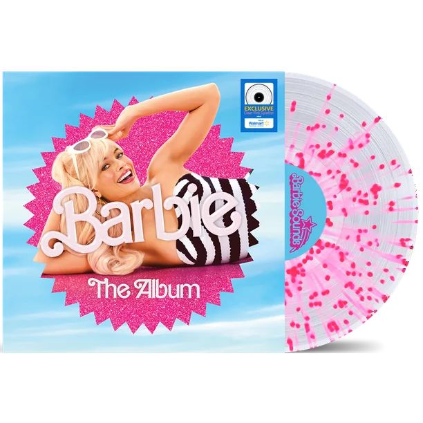 Barbie: The Album (Walmart Exclusive Clear Pink Splatter Color Vinyl + Margot Robbie Poster) - So... | Walmart (US)