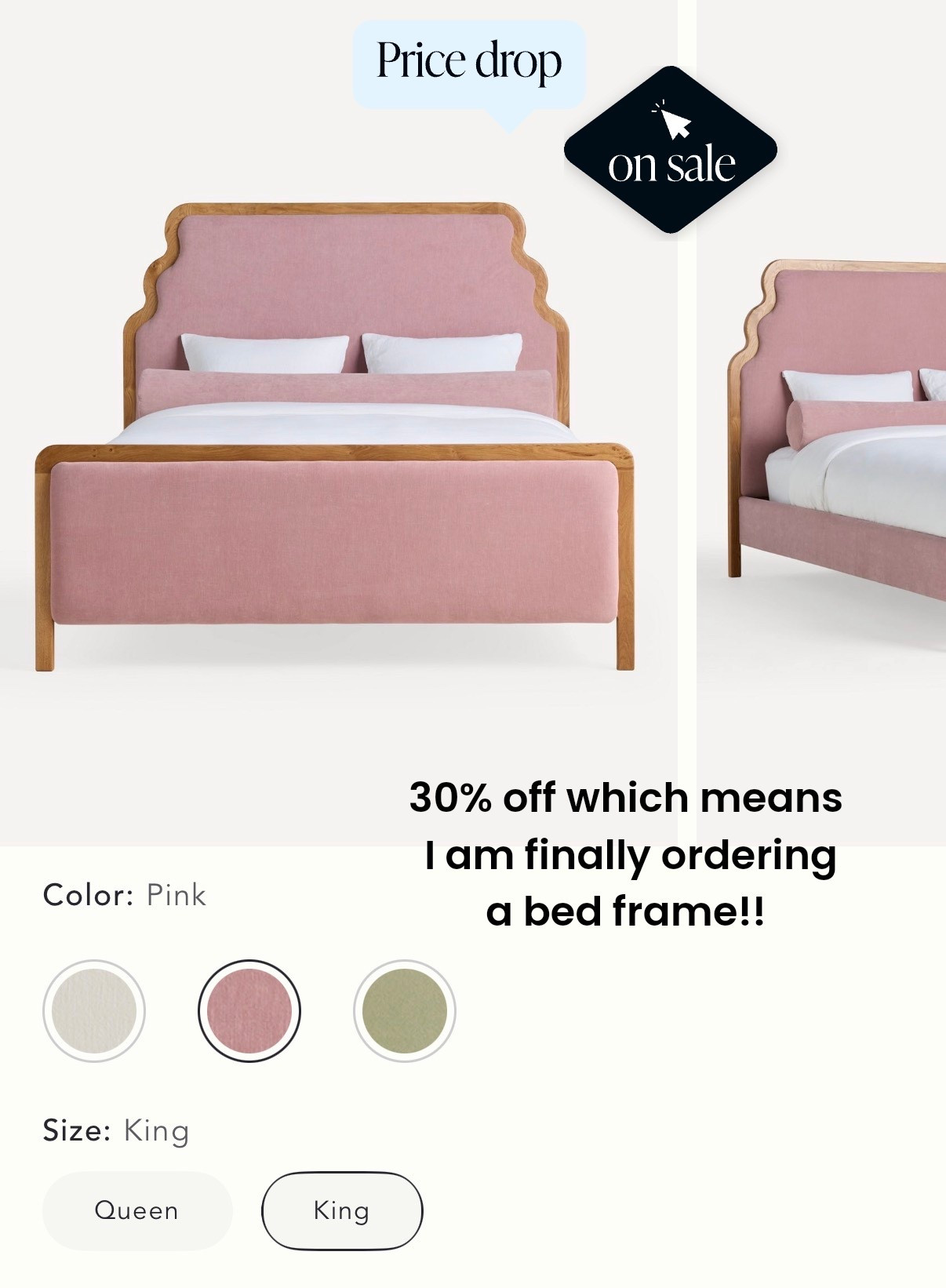 I’ve been eying this bed forever and it’s finally in budget because it’s on sale for 30% off!  (well budget, smudget) but isn’t it beautiful!!!? I gotta work on the room plan now that the hardest part is out of the way. Can’t wait to share more! 

Plus tagged some other anthro favs  

#LTKHome