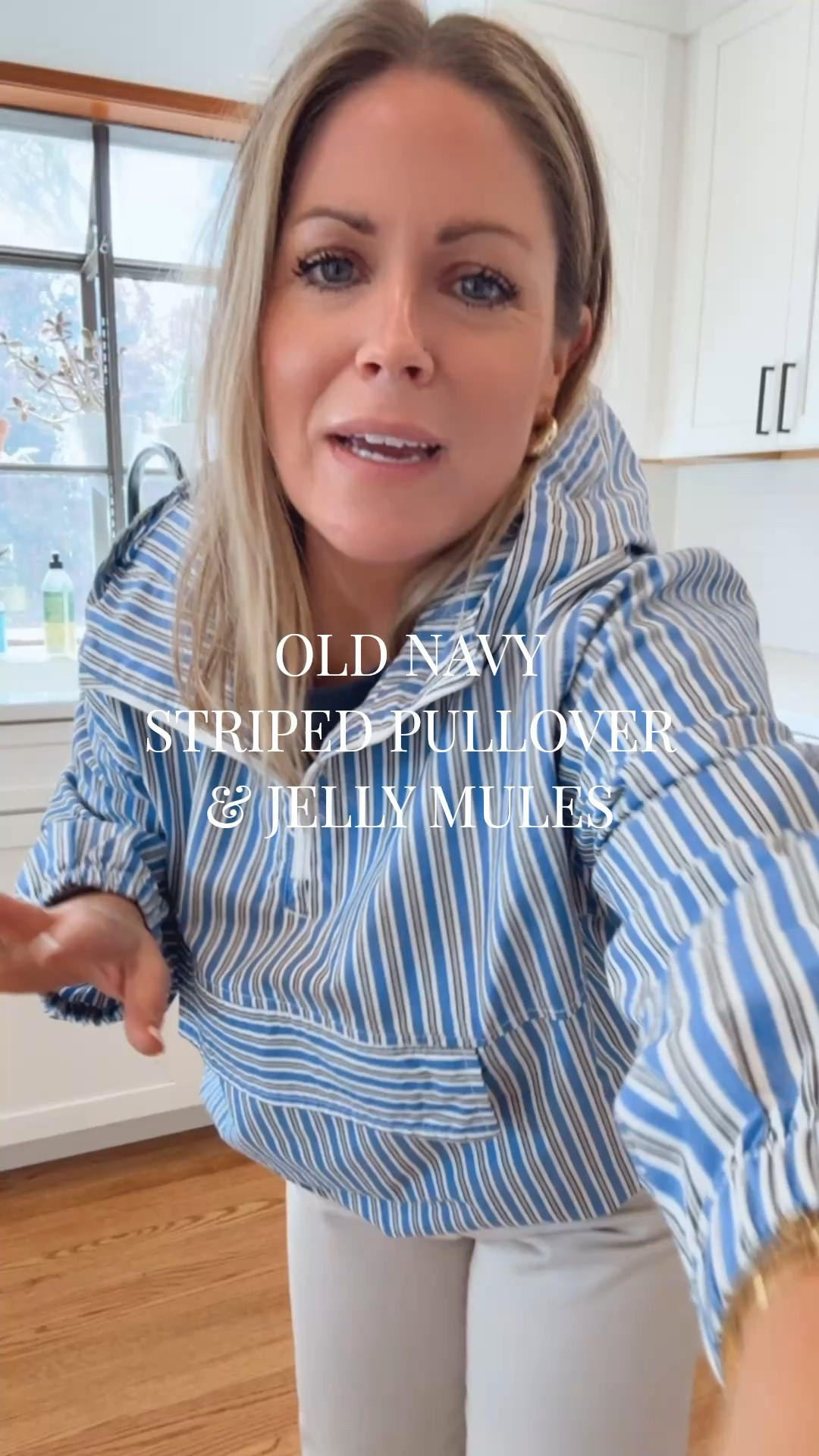 Old Navy Striped Pullover & Jelly Mules! 

#LTKSaleAlert #LTKootd #LTKPetite