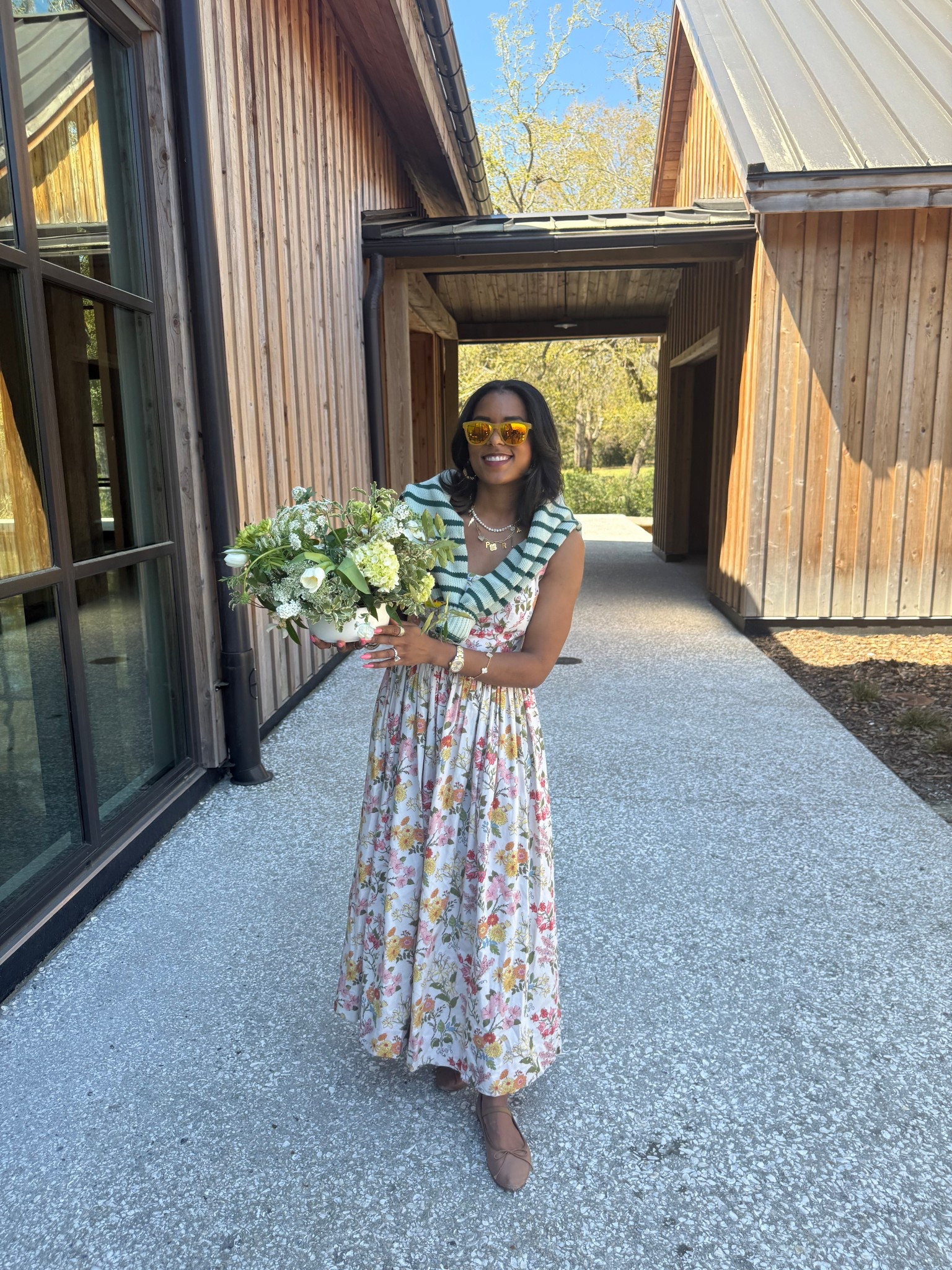 Over the Moon, Tutto, Loeffler Randall, spring transitional look, spring dresses, dresses, spring outfit inspo, sweater with dress combo, ballet flats

#LTKShoeCrush #LTKStyleTip #LTKSeasonal