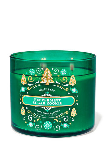 White Barn


Peppermint Sugar Cookie


3-Wick Candle | Bath & Body Works