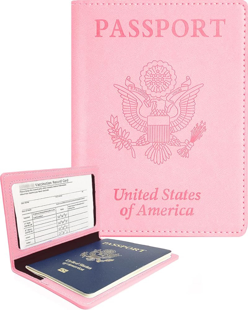 Pink Passport Holder,Passport Holder,Passport Wallet,Passport Cover,Passport Holder Women,Passpor... | Amazon (US)