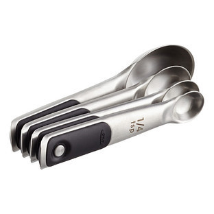 OXO® Measuring Spoons Stainless Set of 4 | The Container Store