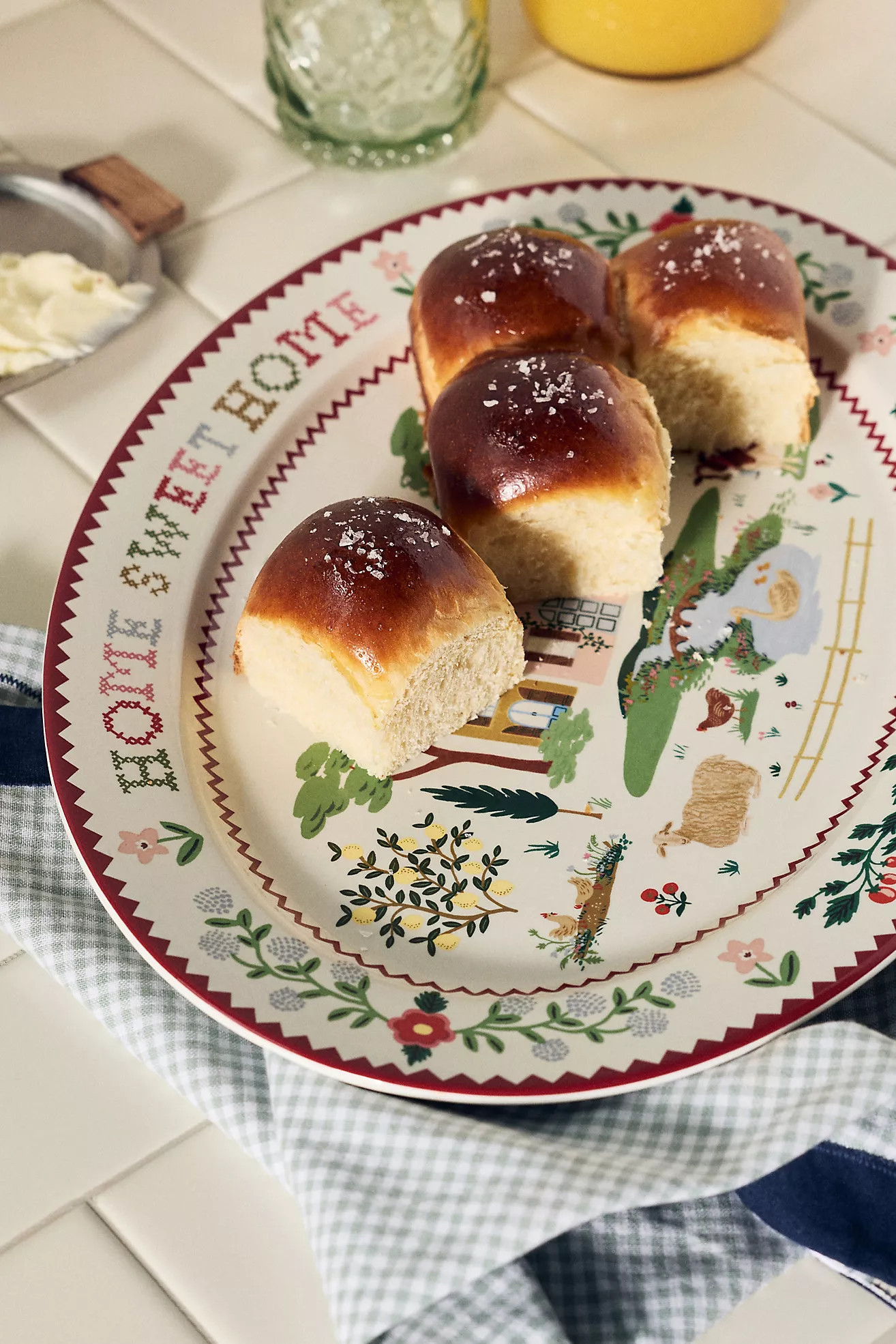 Rifle Paper Co. Home Sweet Home Porcelain Platter | Anthropologie (US)