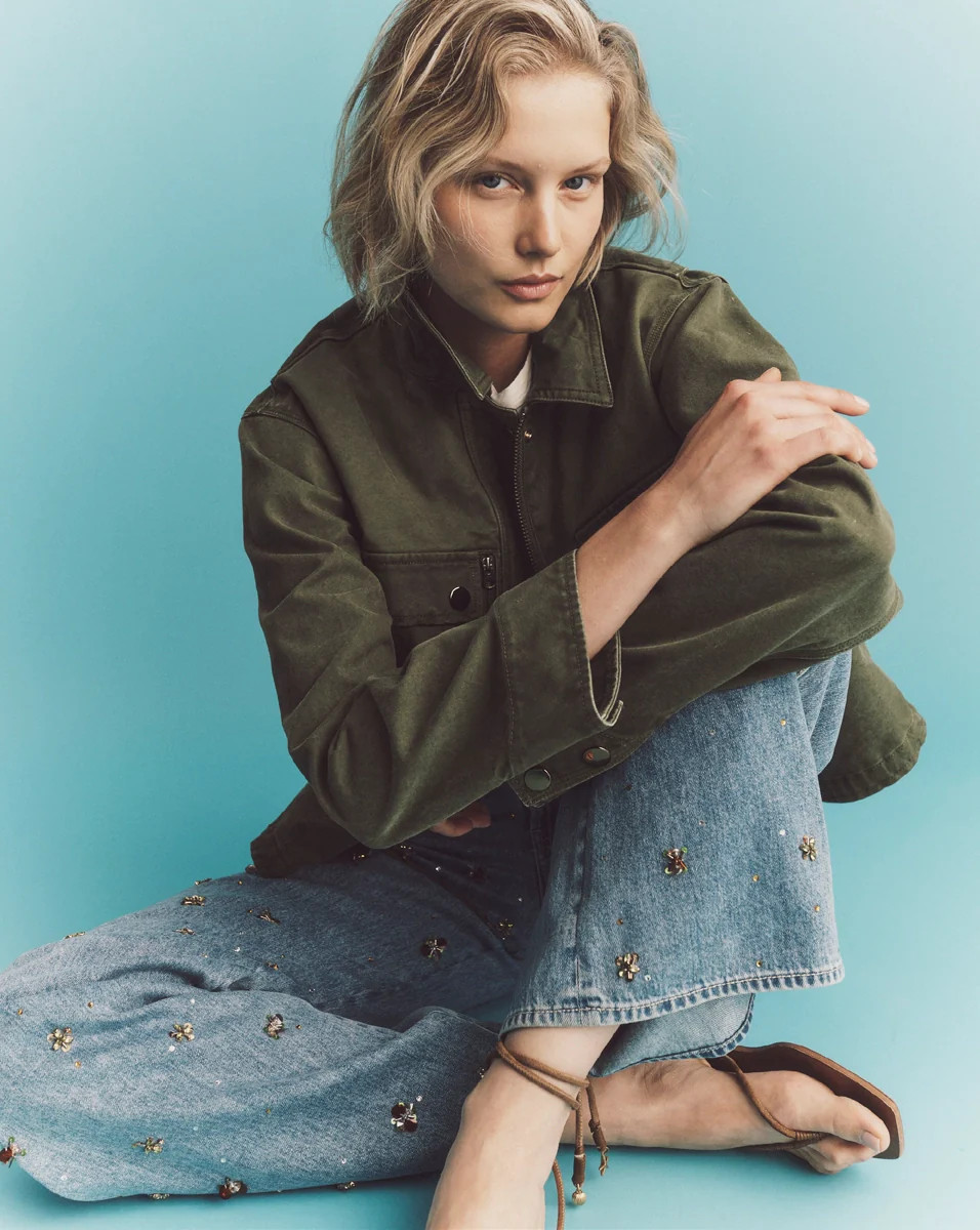 Stephen Field Jacket in Army Green | Veronica Beard | Veronica Beard