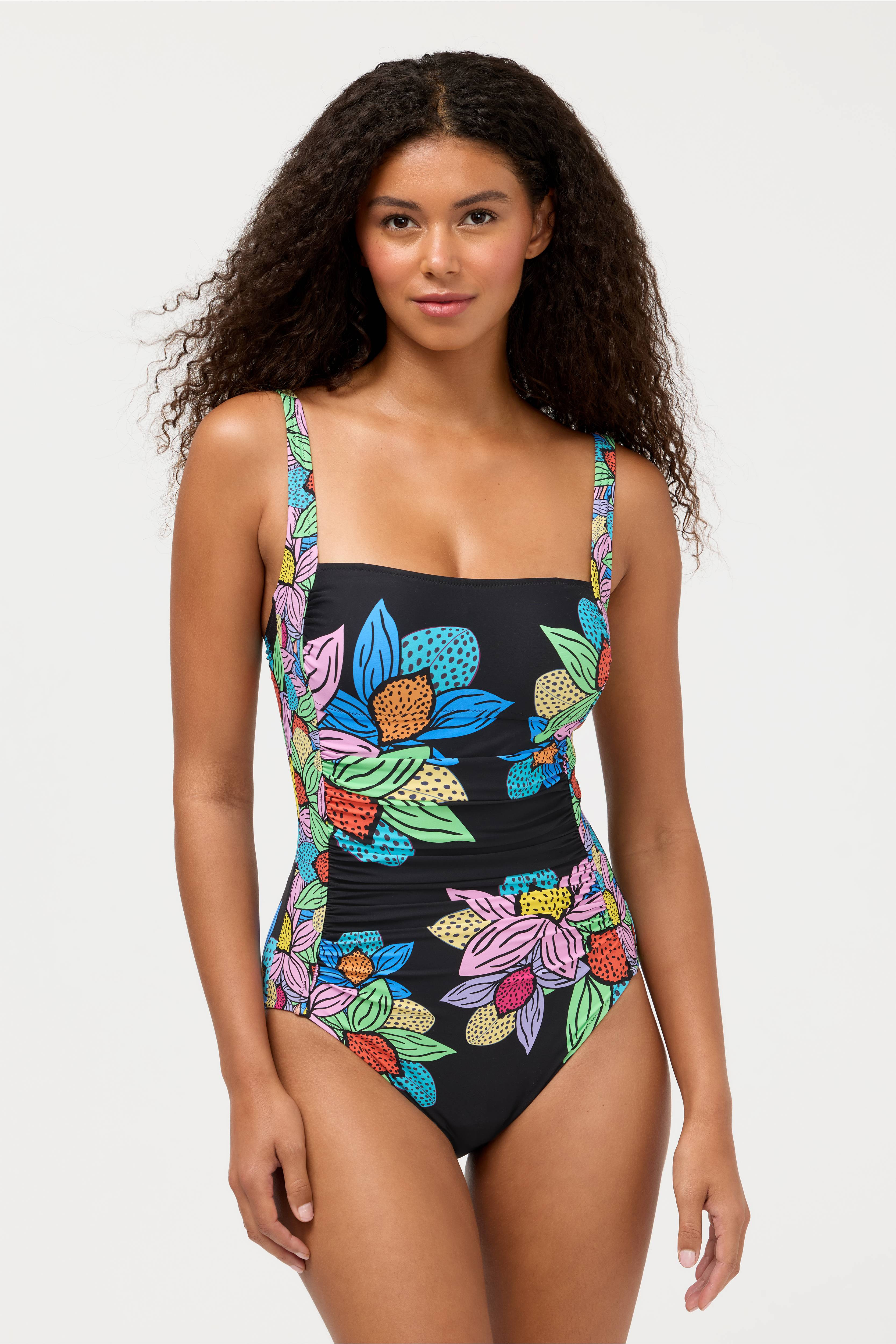JW X ASHLEY PERCIVAL RUCHED ONE PIECE
                                
                          ... | Johnny Was