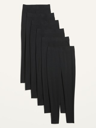 High-Waisted Leggings 6-Pack for Women | Old Navy (US)