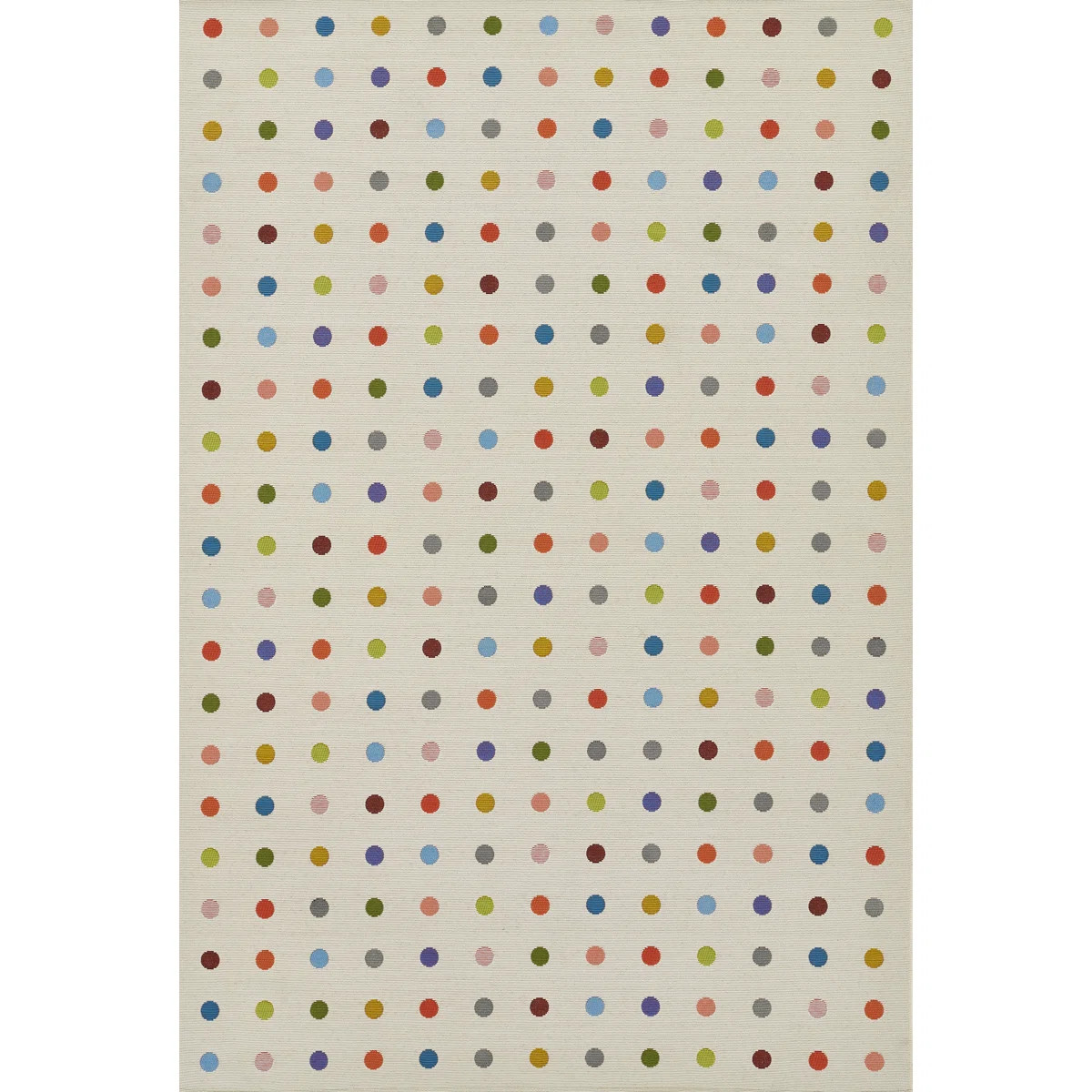 Icon Dots Indoor Outdoor Multi Rug | Wayfair North America