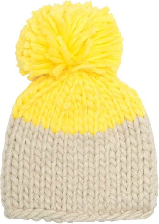 Free People Cozy Up Color-Block Pom Beanie | Amazon (US)