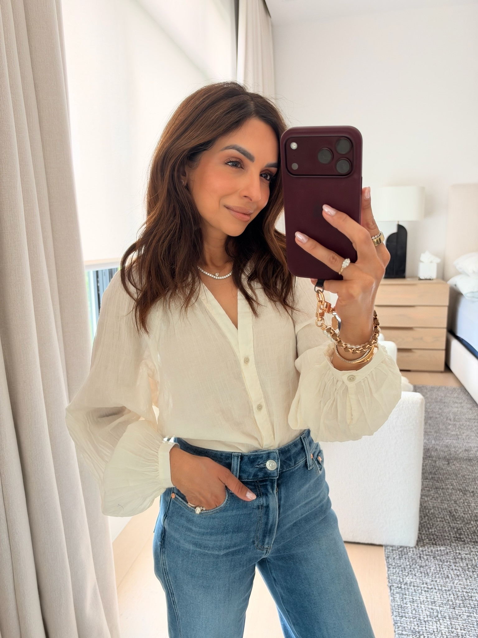 This long sleeve blouse is so easy to dress up. Such a great capsule wardrobe piece from @Target! I’m wearing size XS.

#LTKootd #LTKSeasonal #LTKOver40