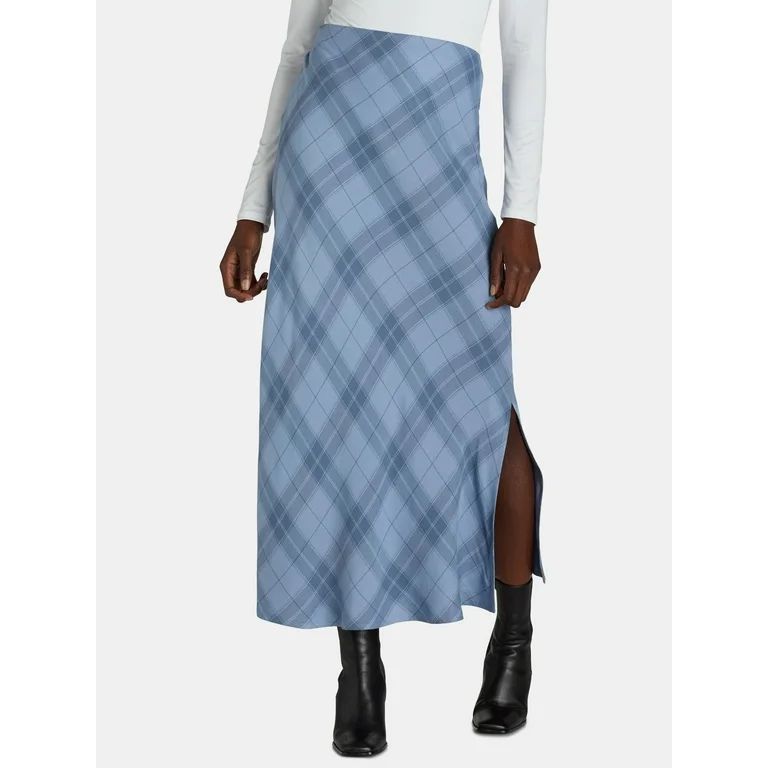 Time and Tru Women's Maxi Slip Skirt, Sizes XS-XXXL - Walmart.com | Walmart (US)