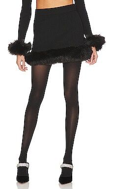 Show Me Your Mumu Fran Mini Skirt in Black from Revolve.com | Revolve Clothing (Global)