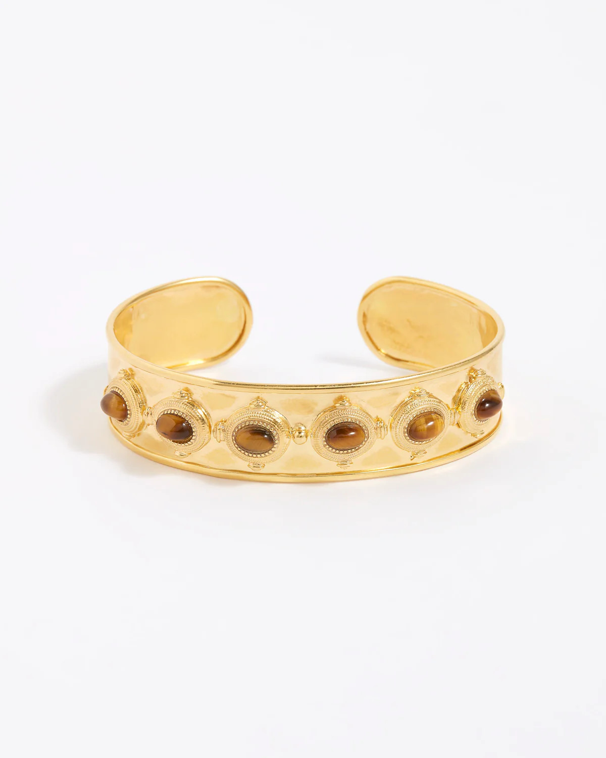 Astor Cuff Bracelet, Tigers Eye | Soru Jewellery