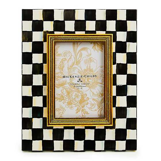 Courtly Check 4" x 6" Frame | MacKenzie-Childs