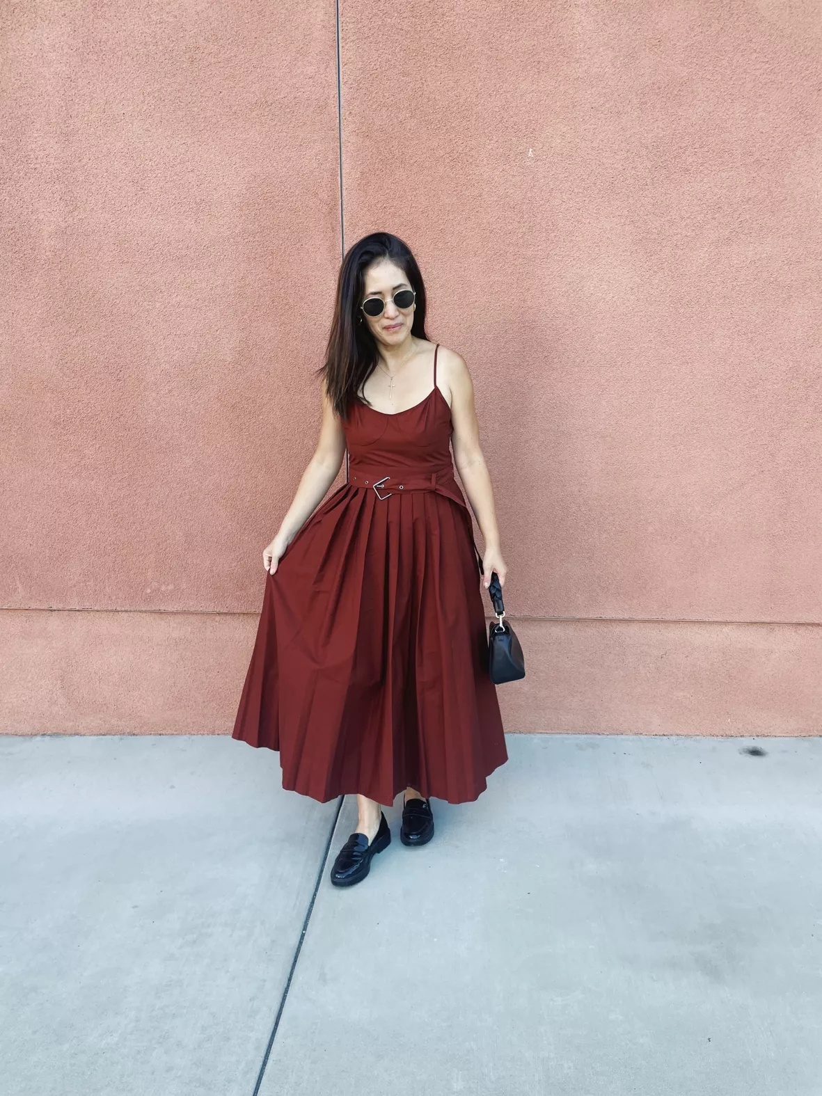 Women's Strappy Pleated Midi Dress … curated on LTK