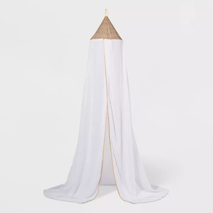 Sequin Bed Canopy White - Pillowfort™ | Target