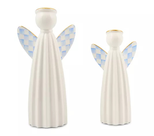 MacKenzie- Childs Set of 2 Illuminated Angels - QVC.com | QVC