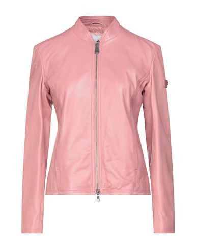 Peuterey Woman Jacket Pink Size 4 Leather | YOOX (US)