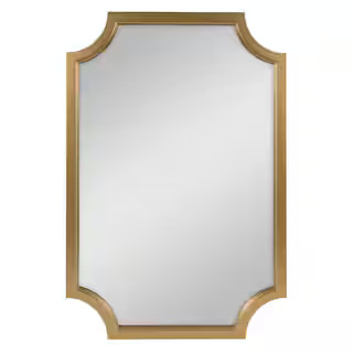 Kate and Laurel Medium Irregular Gold Contemporary Mirror (36 in. H x 24 in. W) 213996 - The Home... | The Home Depot