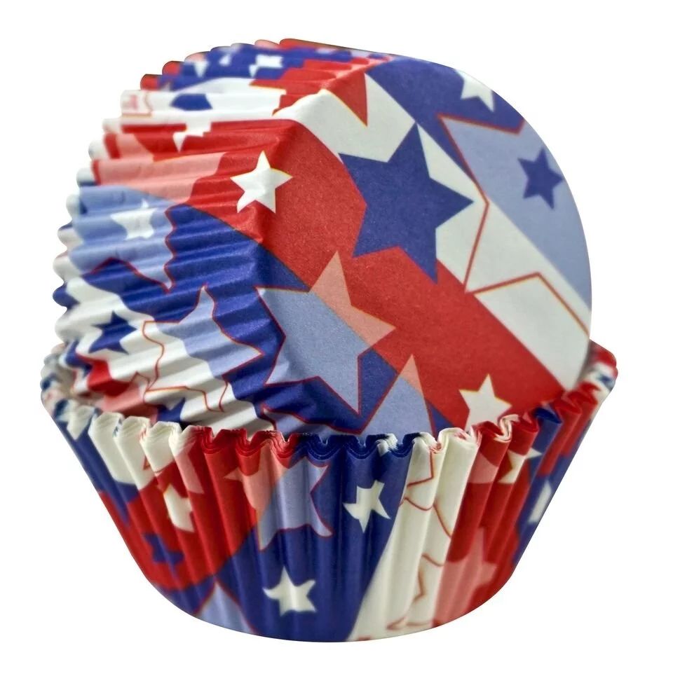 Patriotic Baking Cups | 50-Pack | Walmart (US)