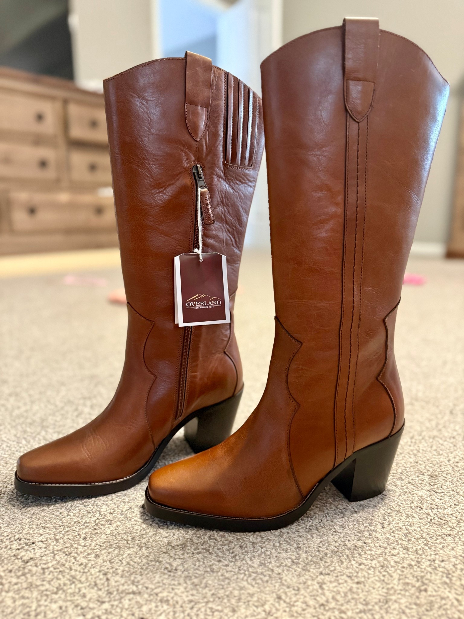 The prettiest brown leather western style boot from overland 



#LTKShoeCrush #LTKStyleTip