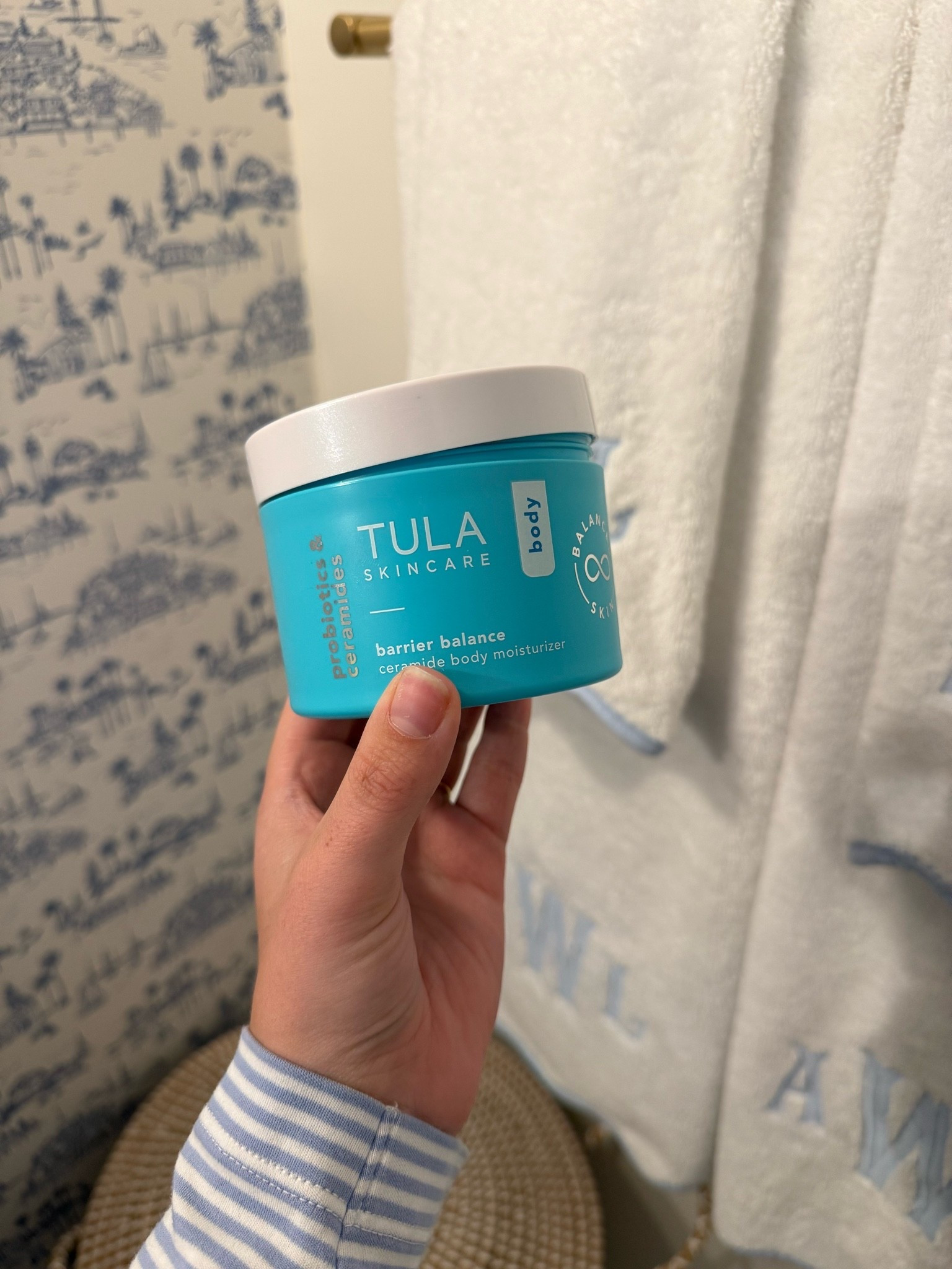 So much of my skincare / body care is Tula and all my favs are on sale for Prime Day! Just re-ordered this body butter 🤍