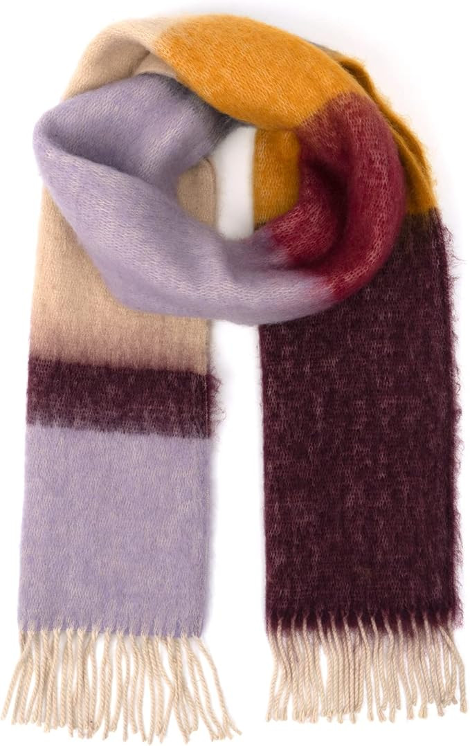 Britt’s Knits Barcelona Blanket Scarf Winter Wrap Warm Knit Oversized Twist Fringe Scarf Cozy S... | Amazon (US)