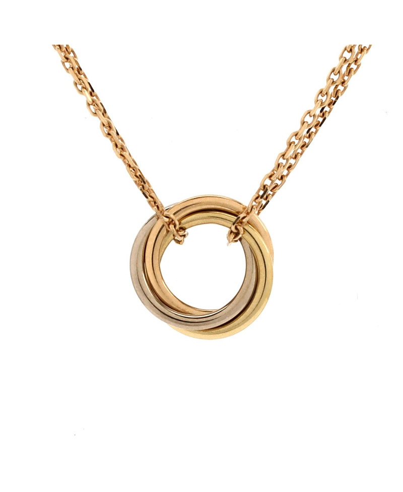 Pre-Owned Cartier Trinity Choker Necklace 18K Tricolor Gold | Bloomingdale's (US)