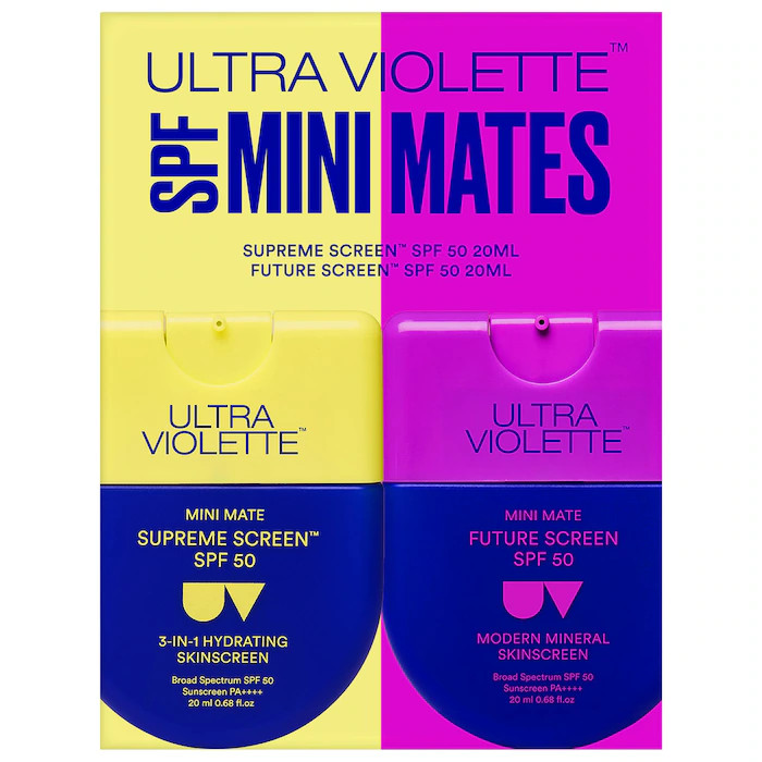 Ultra Violette SPF Mini Mates SPF 50 Hydrating & Mineral Facial Sunscreen Set | Sephora (US)