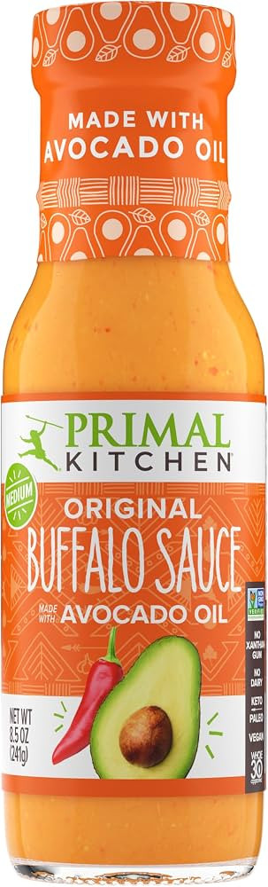 Primal Kitchen No Dairy Buffalo Sauce, 8.5 OZ | Amazon (US)