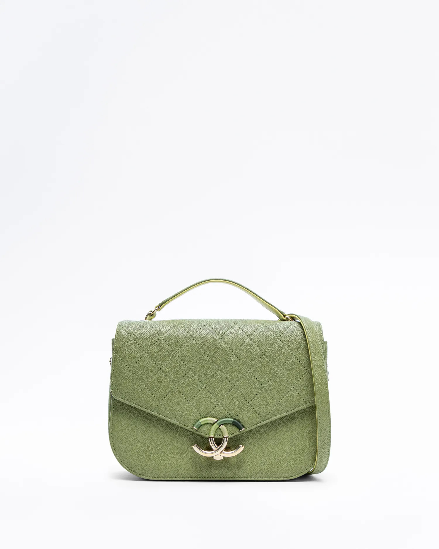 Caviar Thread Around Top Handle Bag | Vivrelle