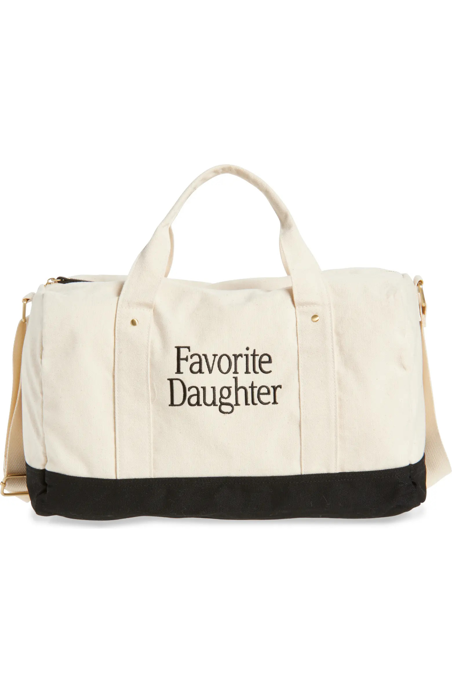 Logo Embroidered Canvas Duffle Bag | Nordstrom