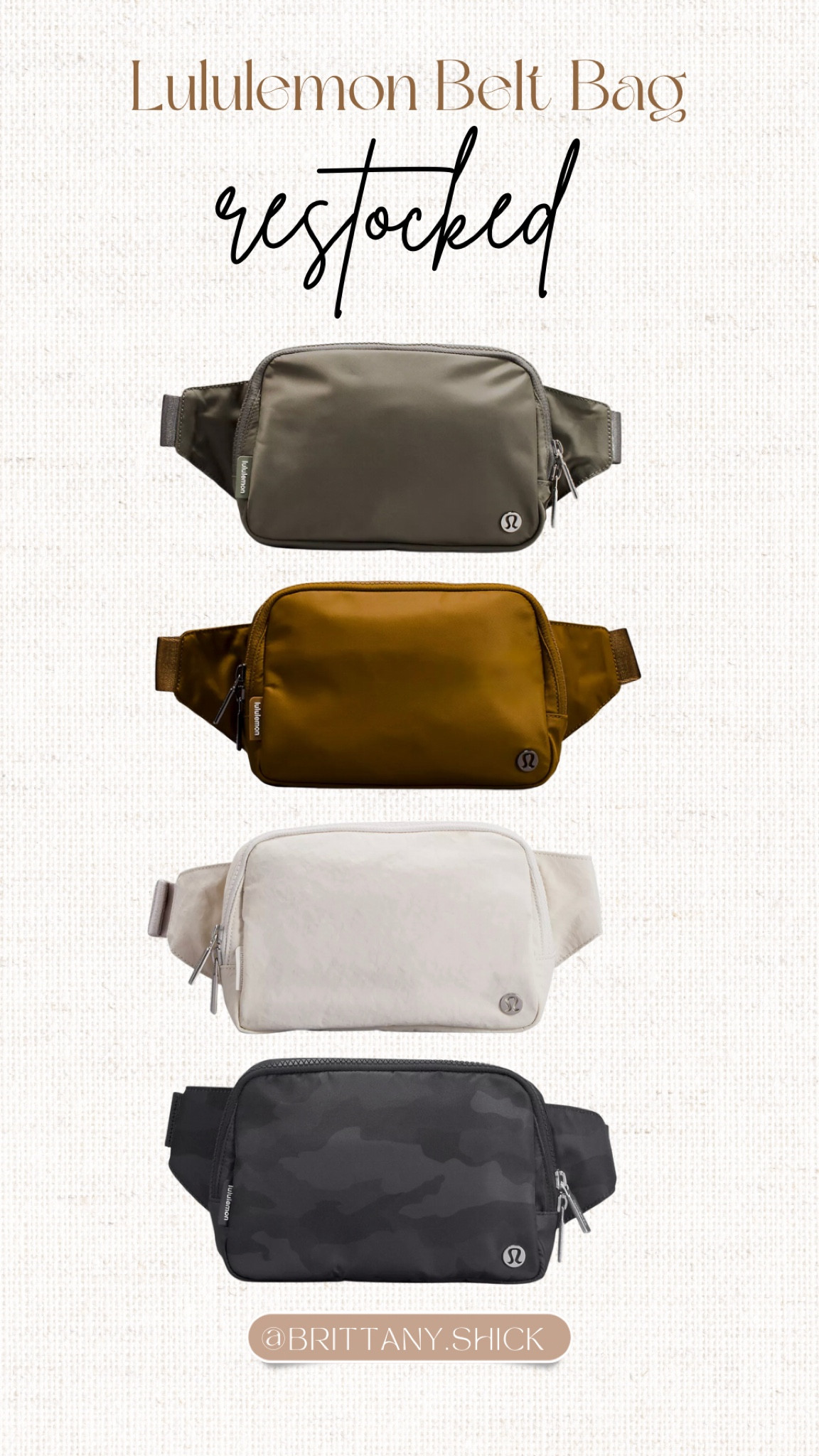 Letter Graphic Fanny Pack Zipper … curated on LTK