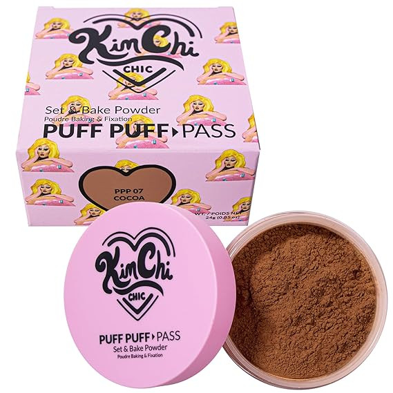 Kimchi Chic Beauty Puff Puff Pass Set & Bake Powder - Cocoa | Amazon (US)