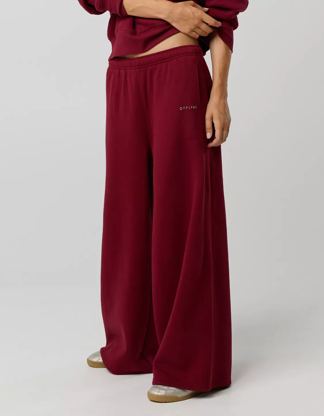 OFFLINE By Aerie Cloud Fleece Baggy Trouser | Aerie