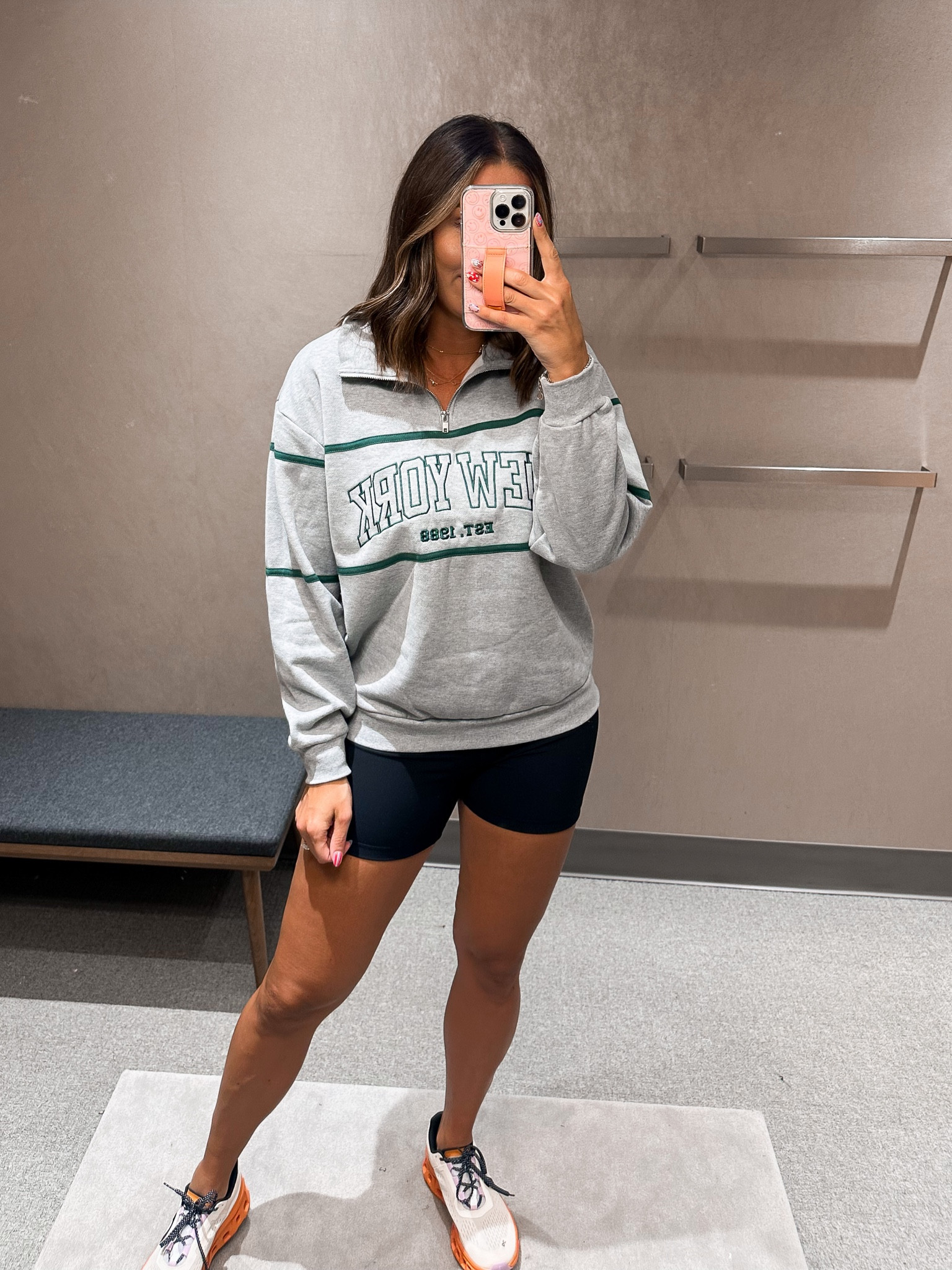 Pullover-large
Biker shorts-medium
Sneakers-tts 8

#LTKxNSale #LTKshoecrush #LTKstyletip