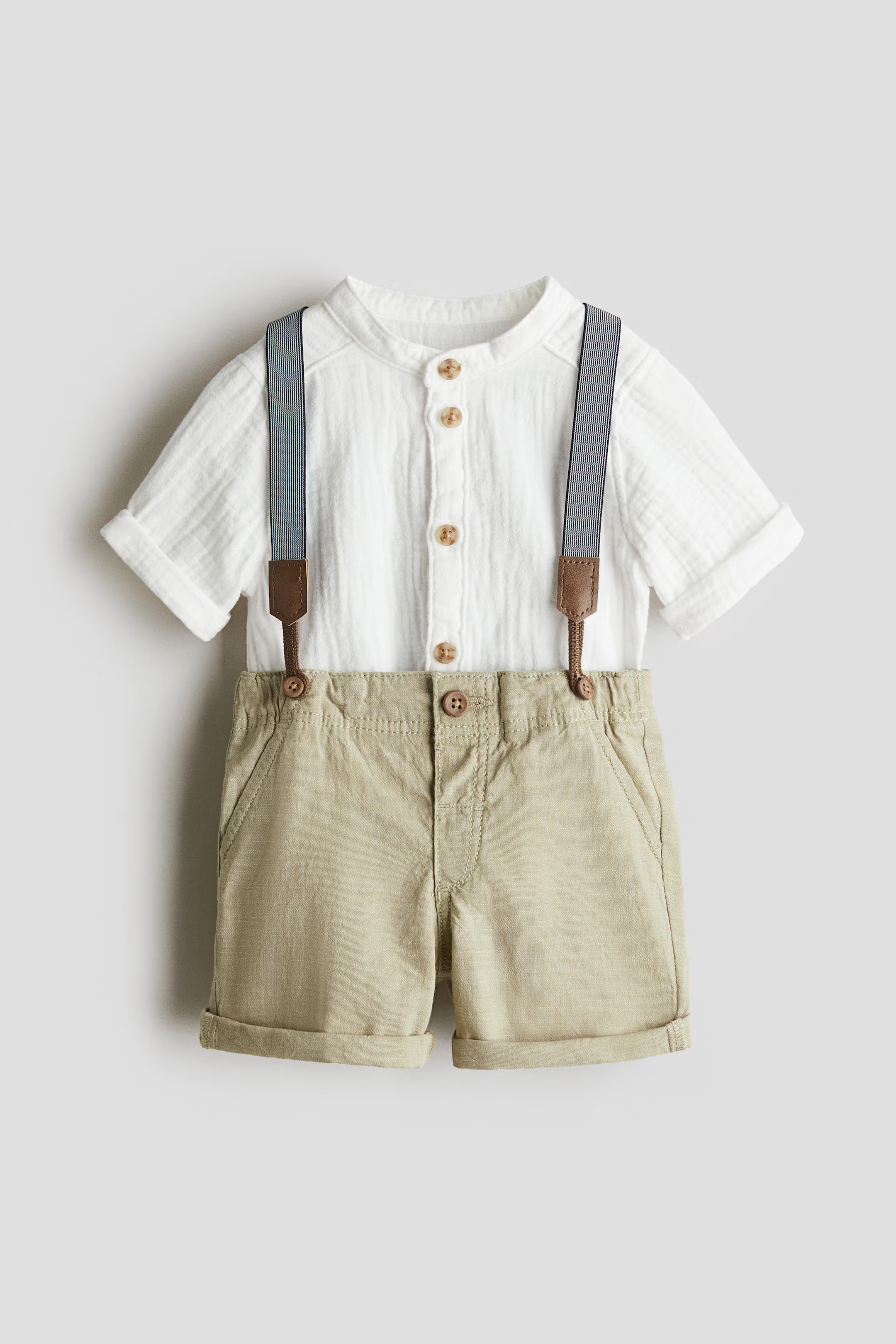 2-Piece Set with Suspenders | H&M (US + CA)