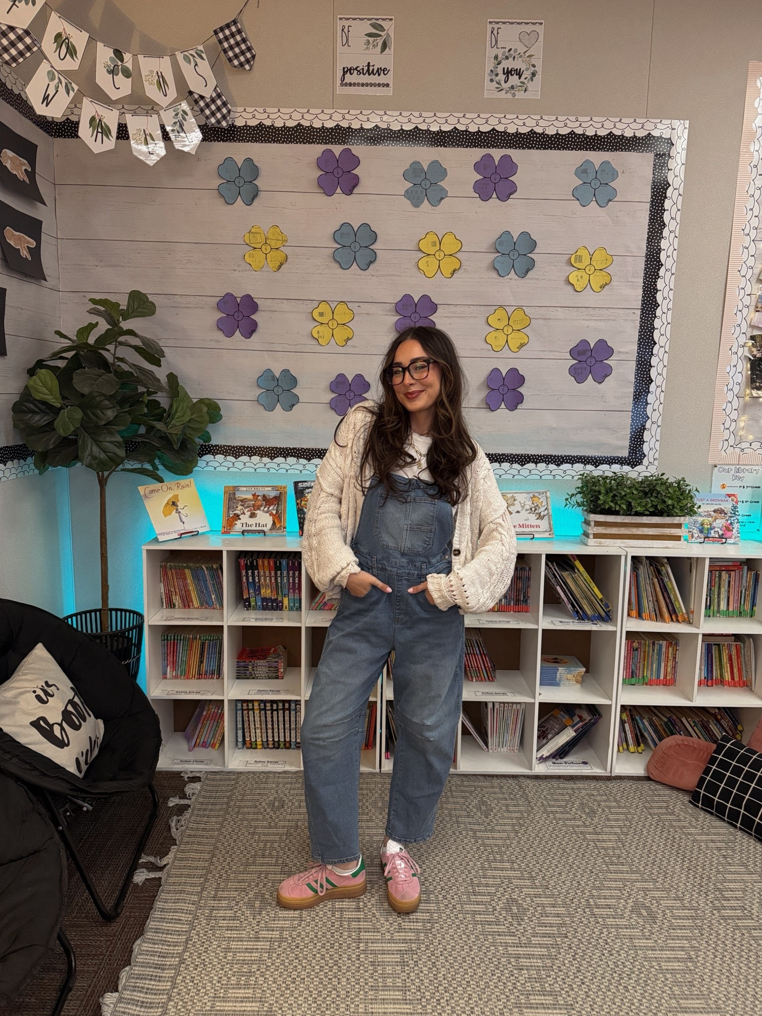 Overalls: medium (I’m 5’6)
Shoes: TTS
cardigan: small

#LTKootd #LTKxAerie #LTKFestival