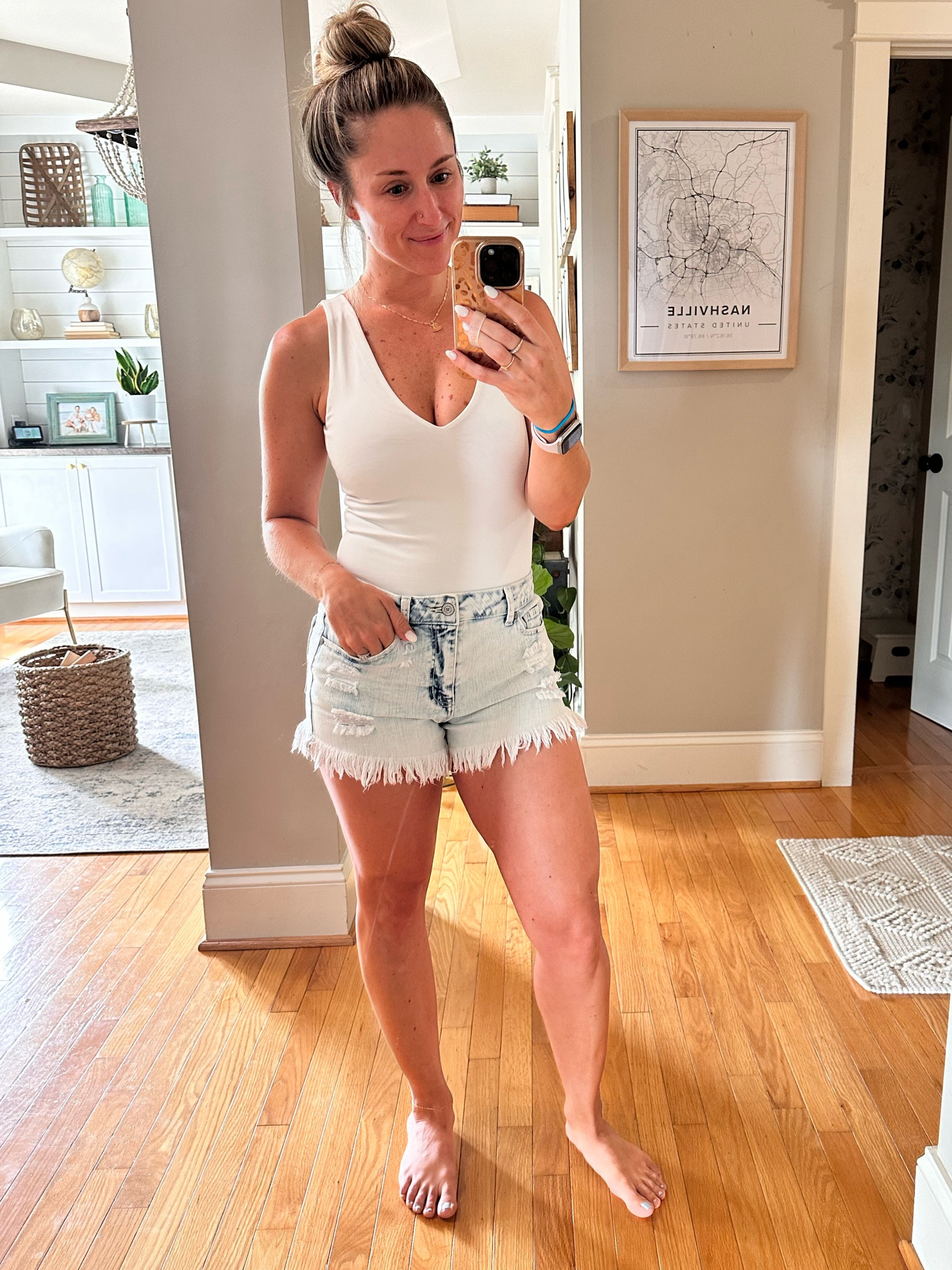 Altard’ state is buy one get one 50% off shorts right now! Snag these awesome acid wash shorts and shop for another pair! Perfect, easy outfit for the summer months! #altardstate #vici #summer #casual 

#LTKstyletip #LTKcurves #LTKFind