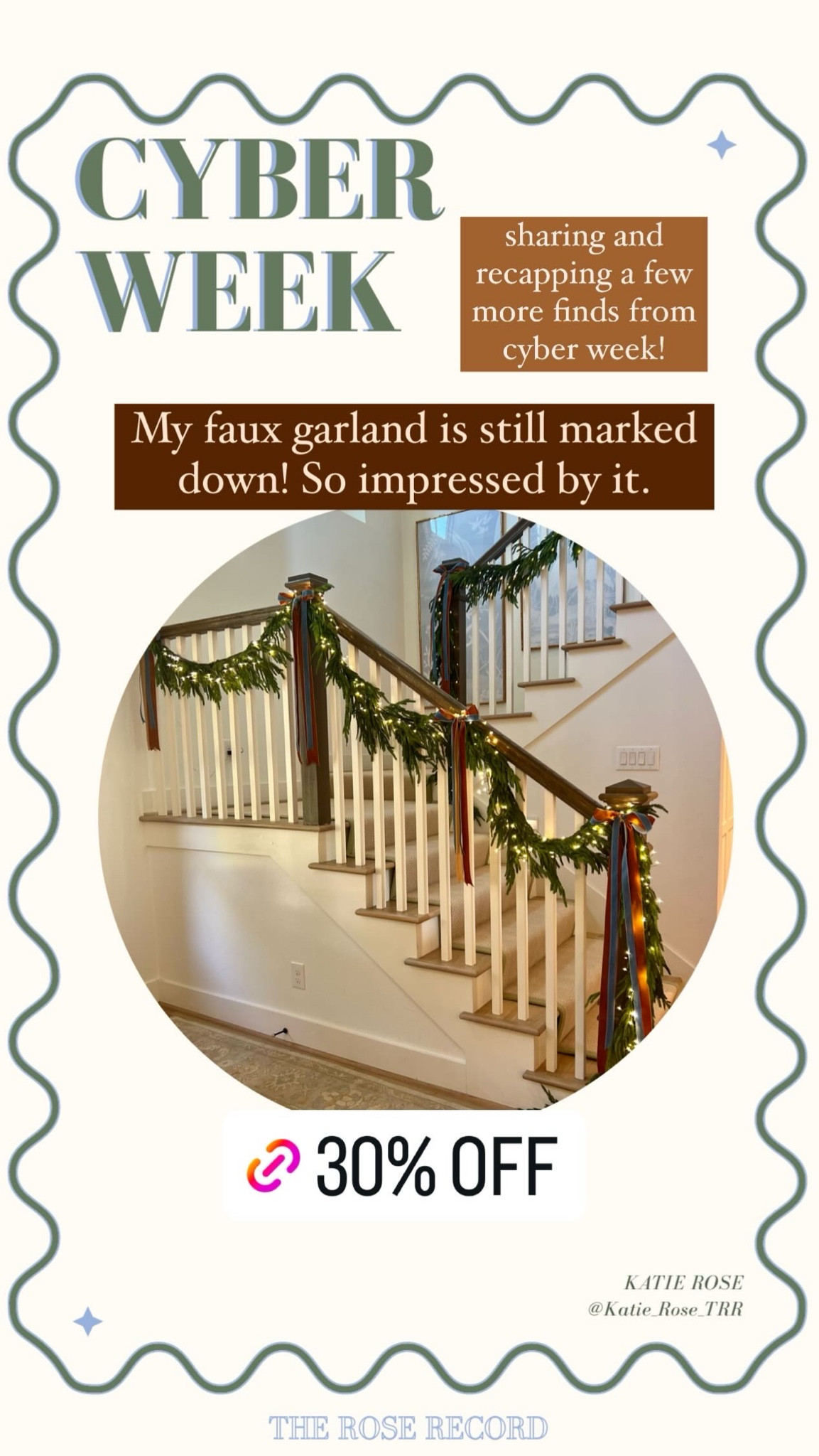 Garland on sale! 

#LTKCyberWeek #LTKHoliday #LTKGiftGuide