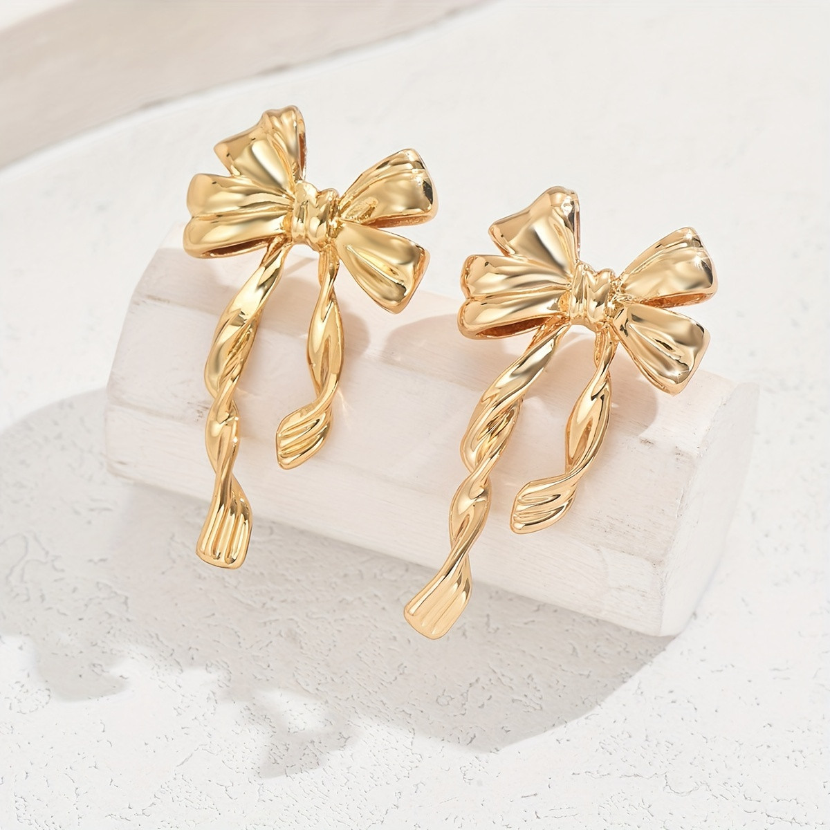 chic boho bowknot stud earrings women stainless steel posts - Temu | Temu Affiliate Program