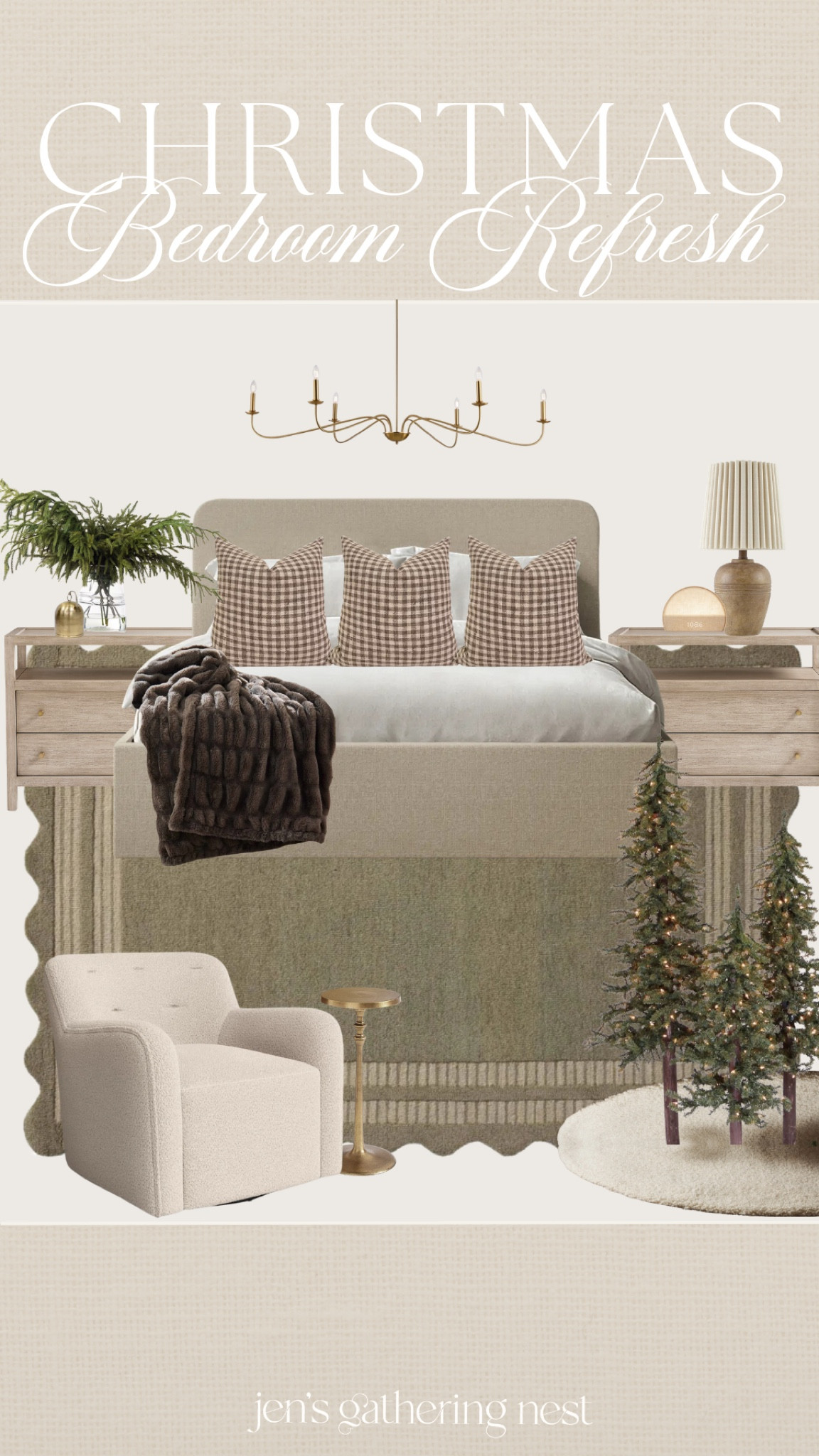 Christmas bedroom inspo 🎄

#christmas #christmasbedroom #christmasinspo #bedroom #bedroominspo #bedroomfinds #accentchair #nightstands #lighting

#LTKHome #LTKSeasonal