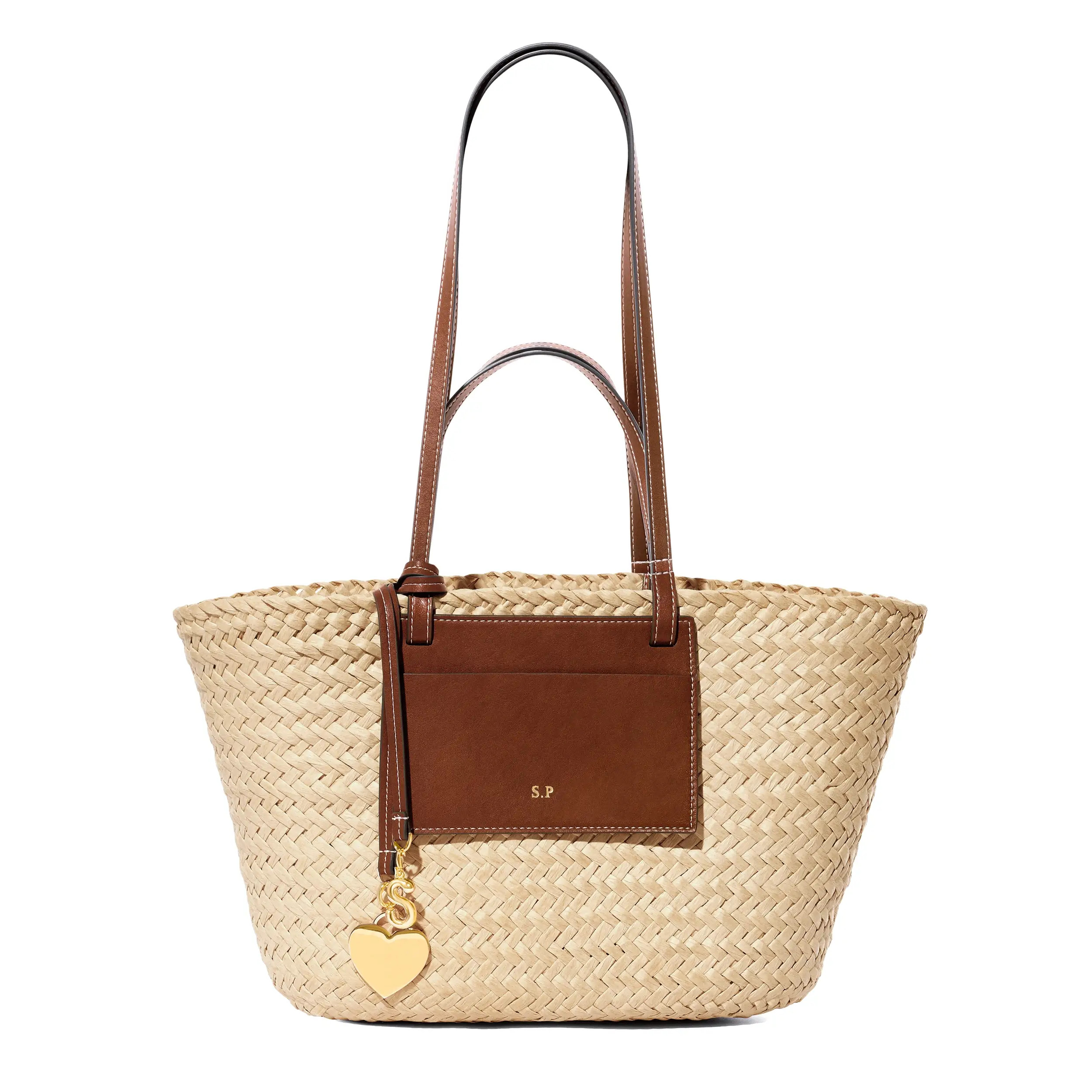 Personalised Raffia Bag | Summer Tote | Beach Bag | Abbott Lyon