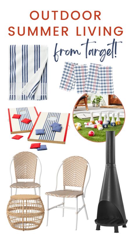 Outdoor Summer Living Finds - from Target! 

#LTKhome #LTKSeasonal