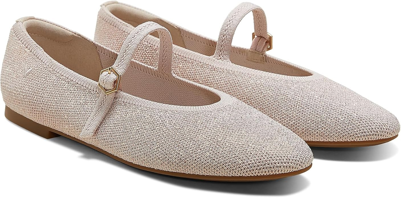 VIVAIA Nelly Almond-Toe Mary-Jane Women's Casual Flats Slip on Comfortable Shoes | Amazon (US)