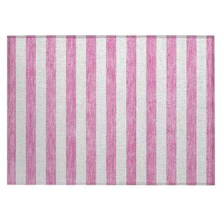 Chantille ACN528 Pink 1 ft. 8 in. x 2 ft. 6 in. Machine Washable Indoor/Outdoor Geometric Area Ru... | The Home Depot